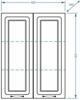 Шкаф Stella Polar Кармела 60см ольха белая SP-00000189